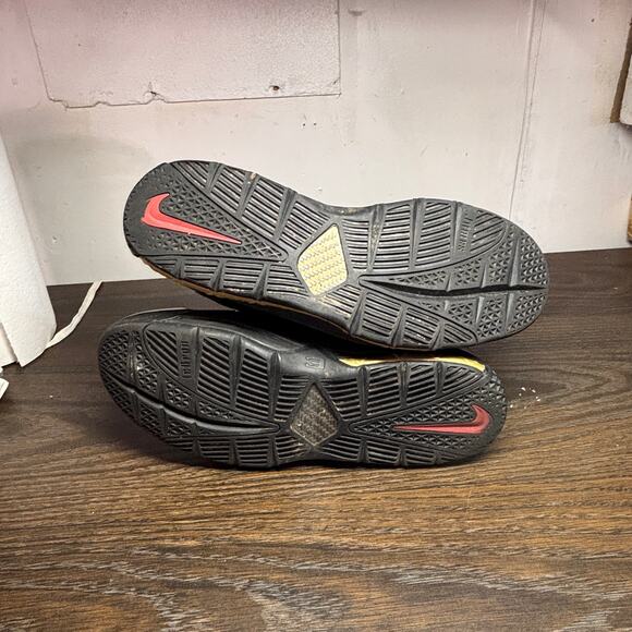 Nike Zoom Lebron 3 Retro US 12 Black Metallic Gold 2018 Athletic A02434-001 main image 5